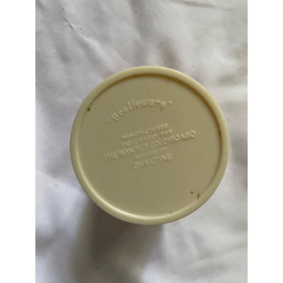 Vintage Orphan Annie & Sandy Ovaltine Shake-Up Mug Red Lid - Picture 4 of 7